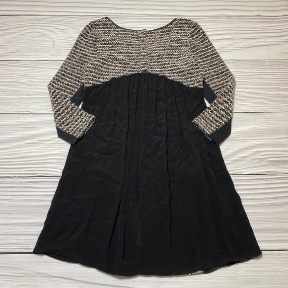 Anthropologie Maeve Contrast Panel Tweed Dress - Picture 13 of 16